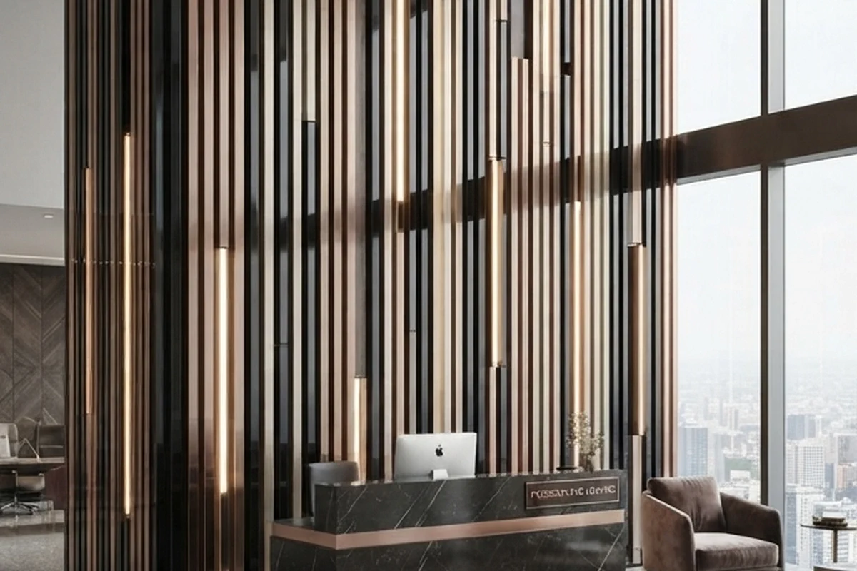 Architectural Interior Louvres in the Unified Steel fabrication workshop
